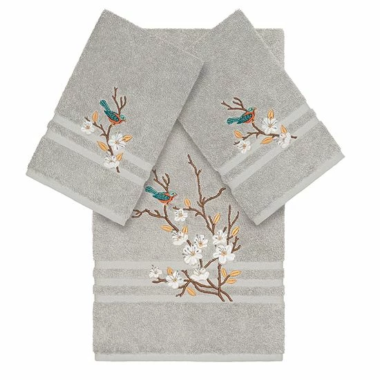 Linum Home Textiles Turkish Cotton Spring Time 3-piece Embellished Towel Set Blue Linum Home Textiles Turkish Cotton Spring Time 3-piece Embellished Towel Set Blue -Linum Home Textiles store unnamed file 1028
