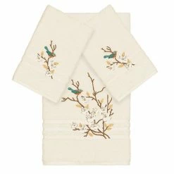 Linum Home Textiles Turkish Cotton Spring Time 3-piece Embellished Towel Set Blue 7 Linum Home Textiles Turkish Cotton Spring Time 3-piece Embellished Towel Set Blue -Linum Home Textiles store unnamed file 1035