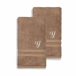 Linum Home Textiles Turkish Cotton Denzi 2-piece Personalized Hand Towel Set -Linum Home Textiles store unnamed file 1052