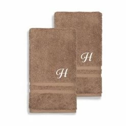 Linum Home Textiles Turkish Cotton Denzi 2-piece Personalized Hand Towel Set -Linum Home Textiles store unnamed file 1058