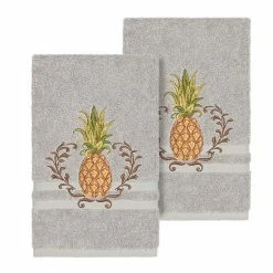 Linum Home Textiles Turkish Cotton Welcome Embellished Hand Towel Set Latte -Linum Home Textiles store unnamed file 1076