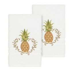 Linum Home Textiles Turkish Cotton Welcome Embellished Hand Towel Set Latte -Linum Home Textiles store unnamed file 1077