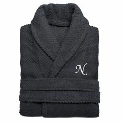 Linum Home Textiles Turkish Cotton Personalized Herringbone Weave Bathrobe -Linum Home Textiles store unnamed file 108