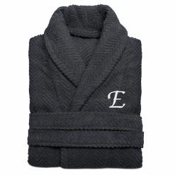 Linum Home Textiles Turkish Cotton Personalized Herringbone Weave Bathrobe -Linum Home Textiles store unnamed file 110