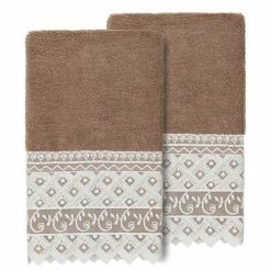 Linum Home Textiles Turkish Cotton Aiden 2-piece White Lace Embellished Hand Towel Set 7 Linum Home Textiles Turkish Cotton Aiden 2-piece White Lace Embellished Hand Towel Set -Linum Home Textiles store unnamed file 1169