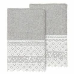Linum Home Textiles Turkish Cotton Aiden 2-piece White Lace Embellished Hand Towel Set 8 Linum Home Textiles Turkish Cotton Aiden 2-piece White Lace Embellished Hand Towel Set -Linum Home Textiles store unnamed file 1170