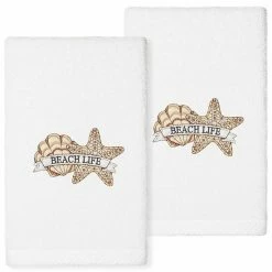Linum Home Textiles Turkish Cotton Beach Life Embroidered 2-pack Hand Towel Set Sand 4 Linum Home Textiles Turkish Cotton Beach Life Embroidered 2-pack Hand Towel Set Sand -Linum Home Textiles store unnamed file 1309