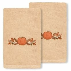 Linum Home Textiles Harvest Bounty Embroidered Luxury Turkish Cotton 2-pack Hand Towel Set White 4 Linum Home Textiles Harvest Bounty Embroidered Luxury Turkish Cotton 2-pack Hand Towel Set White -Linum Home Textiles store unnamed file 1343