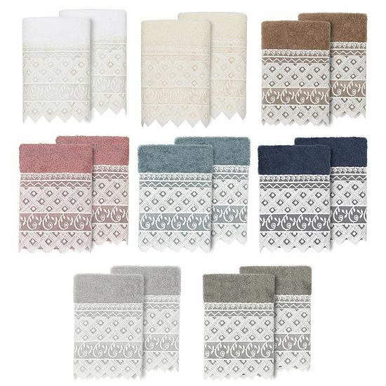 Linum Home Textiles Turkish Cotton Aiden 2-piece White Lace Embellished Washcloth Set Linum Home Textiles Turkish Cotton Aiden 2-piece White Lace Embellished Washcloth Set -Linum Home Textiles store unnamed file 1443