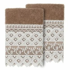 Linum Home Textiles Turkish Cotton Aiden 2-piece White Lace Embellished Washcloth Set 6 Linum Home Textiles Turkish Cotton Aiden 2-piece White Lace Embellished Washcloth Set -Linum Home Textiles store unnamed file 1447