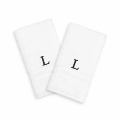 Linum Home Textiles 2-pack Black Monogram Hand Towel 2 Linum Home Textiles 2-pack Black Monogram Hand Towel -Linum Home Textiles store unnamed file 1463