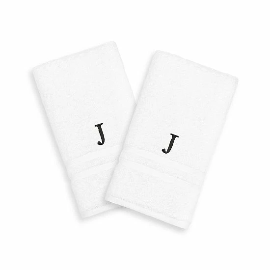 Linum Home Textiles 2-pack Black Monogram Hand Towel Linum Home Textiles 2-pack Black Monogram Hand Towel -Linum Home Textiles store unnamed file 1477