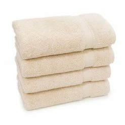 Linum Home Textiles 4-pack Turkish Cotton Sinemis Terry Hand Towel Set Beige -Linum Home Textiles store unnamed file 148
