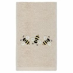 Linum Home Textiles Bee Dance Embroidered Luxury Turkish Cotton Hand Towel White 2 Linum Home Textiles Bee Dance Embroidered Luxury Turkish Cotton Hand Towel White -Linum Home Textiles store unnamed file 1517