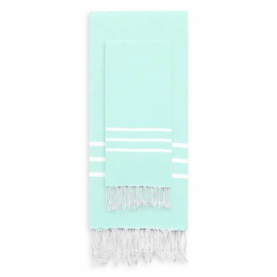 Linum Home Textiles Alara Pestemal Beach Towel Set Soft Aqua Linum Home Textiles Alara Pestemal Beach Towel Set Soft Aqua -Linum Home Textiles store unnamed file 1522