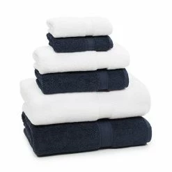 Linum Home Textiles 6-piece Turkish Cotton Sinemis Terry Bath Towel Set Dark Gray White 6 Linum Home Textiles 6-piece Turkish Cotton Sinemis Terry Bath Towel Set Dark Gray White -Linum Home Textiles store unnamed file 158