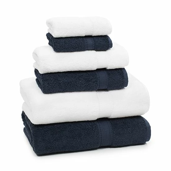 Linum Home Textiles 6-piece Turkish Cotton Sinemis Terry Bath Towel Set Dark Gray White Linum Home Textiles 6-piece Turkish Cotton Sinemis Terry Bath Towel Set Dark Gray White -Linum Home Textiles store unnamed file 158