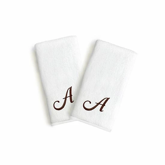 Linum Home Textiles Monogrammed Luxury Turkish Cotton Novelty Hand Towels 2-pack Set 11 Linum Home Textiles Monogrammed Luxury Turkish Cotton Novelty Hand Towels 2-pack Set - Image 11