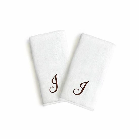 Linum Home Textiles Monogrammed Luxury Turkish Cotton Novelty Hand Towels 2-pack Set 15 Linum Home Textiles Monogrammed Luxury Turkish Cotton Novelty Hand Towels 2-pack Set - Image 15