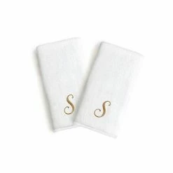 Linum Home Textiles Monogrammed Luxury Turkish Cotton Novelty Hand Towels 2-pack Set -Linum Home Textiles store unnamed file 1635