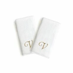 Linum Home Textiles Monogrammed Luxury Turkish Cotton Novelty Hand Towels 2-pack Set -Linum Home Textiles store unnamed file 1646