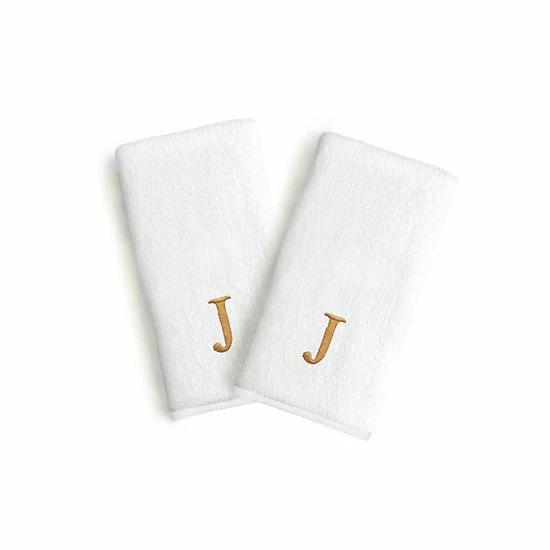 Linum Home Textiles Monogrammed Luxury Turkish Cotton Novelty Hand Towels 2-pack Set 10 Linum Home Textiles Monogrammed Luxury Turkish Cotton Novelty Hand Towels 2-pack Set - Image 10