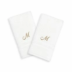 Linum Home Textiles Gold-Tone Script Denzi Single Letter 2-pack Monogram Hand Towel 26 Linum Home Textiles Gold-Tone Script Denzi Single Letter 2-pack Monogram Hand Towel -Linum Home Textiles store unnamed file 1714