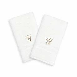 Linum Home Textiles Gold-Tone Script Denzi Single Letter 2-pack Monogram Hand Towel 33 Linum Home Textiles Gold-Tone Script Denzi Single Letter 2-pack Monogram Hand Towel -Linum Home Textiles store unnamed file 1721
