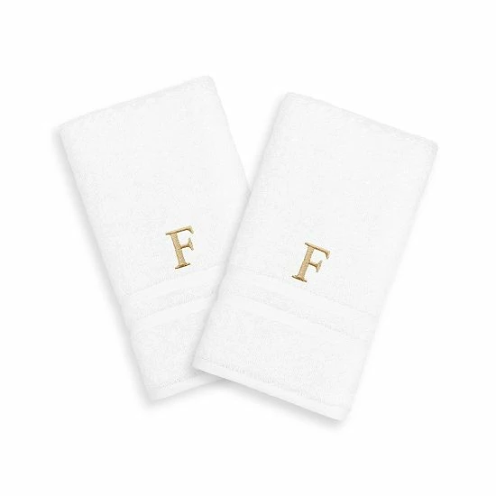 Linum Home Textiles 2-pack Gold-Tone Monogram Hand Towel Linum Home Textiles 2-pack Gold-Tone Monogram Hand Towel -Linum Home Textiles store unnamed file 1729