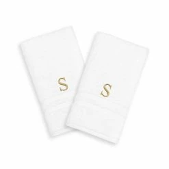 Linum Home Textiles 2-pack Gold-Tone Monogram Hand Towel 3 Linum Home Textiles 2-pack Gold-Tone Monogram Hand Towel -Linum Home Textiles store unnamed file 1731