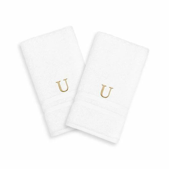 Linum Home Textiles 2-pack Gold-Tone Monogram Hand Towel Linum Home Textiles 2-pack Gold-Tone Monogram Hand Towel -Linum Home Textiles store unnamed file 1734