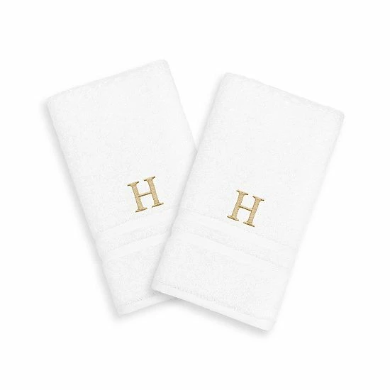 Linum Home Textiles 2-pack Gold-Tone Monogram Hand Towel Linum Home Textiles 2-pack Gold-Tone Monogram Hand Towel -Linum Home Textiles store unnamed file 1745