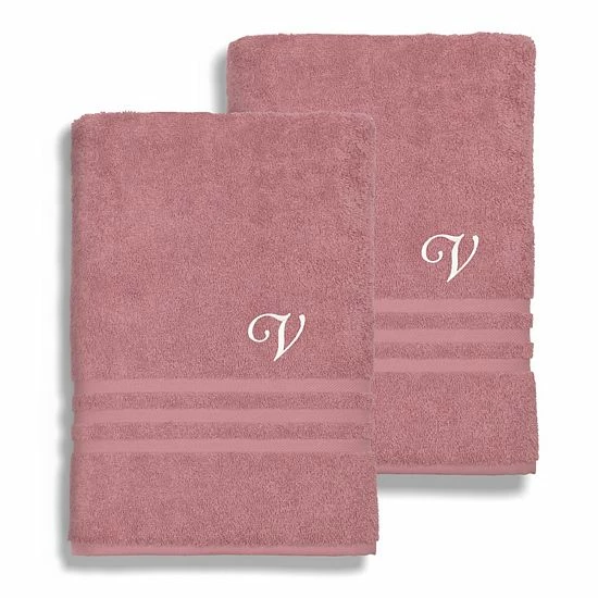 Linum Home Textiles Turkish Cotton Denzi 2-piece Personalized Bath Sheet Set 10 Linum Home Textiles Turkish Cotton Denzi 2-piece Personalized Bath Sheet Set - Image 10