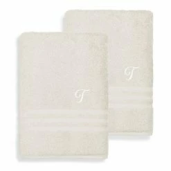 Linum Home Textiles Turkish Cotton Denzi 2-piece Personalized Bath Sheet Set -Linum Home Textiles store unnamed file 1866