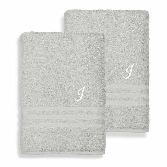 Linum Home Textiles Turkish Cotton Denzi 2-piece Personalized Bath Towel Set 12 Linum Home Textiles Turkish Cotton Denzi 2-piece Personalized Bath Towel Set - Image 12