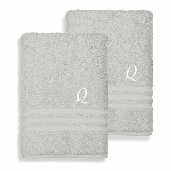 Linum Home Textiles Turkish Cotton Denzi 2-piece Personalized Bath Towel Set 13 Linum Home Textiles Turkish Cotton Denzi 2-piece Personalized Bath Towel Set - Image 13