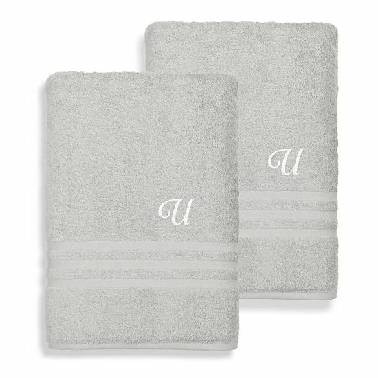 Linum Home Textiles Turkish Cotton Denzi 2-piece Personalized Bath Towel Set 18 Linum Home Textiles Turkish Cotton Denzi 2-piece Personalized Bath Towel Set - Image 18