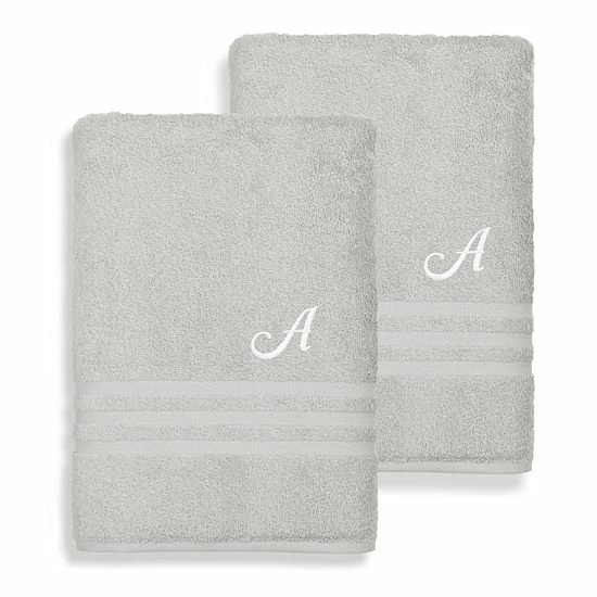 Linum Home Textiles Turkish Cotton Denzi 2-piece Personalized Bath Towel Set 20 Linum Home Textiles Turkish Cotton Denzi 2-piece Personalized Bath Towel Set - Image 20