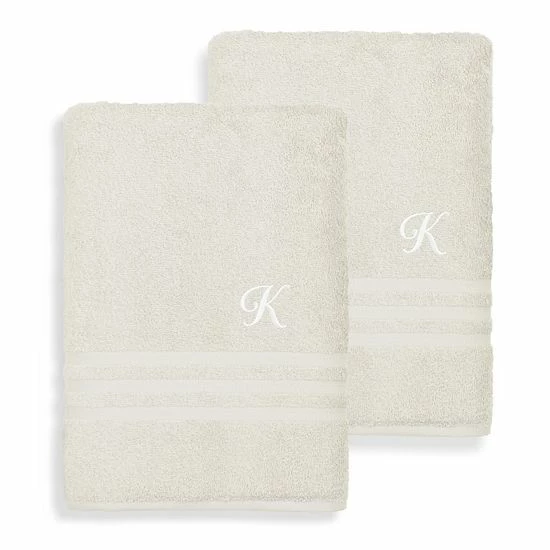 Linum Home Textiles Turkish Cotton Denzi 2-piece Personalized Bath Towel Set 15 Linum Home Textiles Turkish Cotton Denzi 2-piece Personalized Bath Towel Set - Image 15