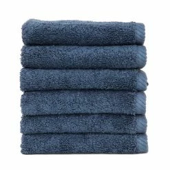Linum Home Textiles Soft Twist 6-pk. Washcloths Midnight Blue -Linum Home Textiles store unnamed file 220