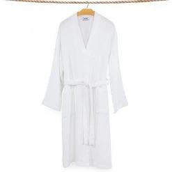 Linum Home Textiles Turkish Cotton Smyrna Luxury Robe Gray 2 Linum Home Textiles Turkish Cotton Smyrna Luxury Robe Gray -Linum Home Textiles store unnamed file 231