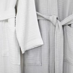 Linum Home Textiles Turkish Cotton Smyrna Luxury Robe Gray 4 Linum Home Textiles Turkish Cotton Smyrna Luxury Robe Gray -Linum Home Textiles store unnamed file 233