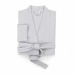 Linum Home Textiles Turkish Cotton Smyrna Luxury Robe Gray 6 Linum Home Textiles Turkish Cotton Smyrna Luxury Robe Gray -Linum Home Textiles store unnamed file 235