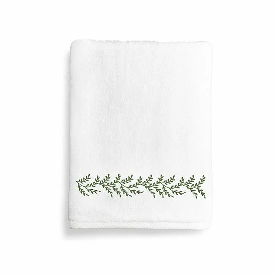 Linum Home Textiles Autumn Leaves Bath Towel White Light Brown Linum Home Textiles Autumn Leaves Bath Towel White Light Brown -Linum Home Textiles store unnamed file 241