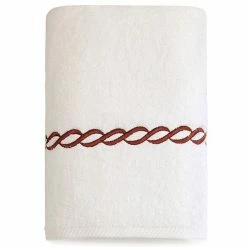 Linum Home Textiles Soft Twist Cadena Towel White Sky Blue -Linum Home Textiles store unnamed file 2411