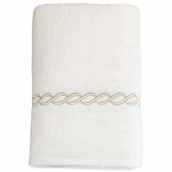 Linum Home Textiles Soft Twist Cadena Towel White Sky Blue -Linum Home Textiles store unnamed file 2413