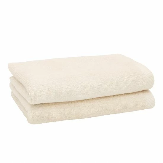 Linum Home Textiles 2-piece Turkish Cotton Ediree Fingertip Towel Set Beige 1 Linum Home Textiles 2-piece Turkish Cotton Ediree Fingertip Towel Set Beige