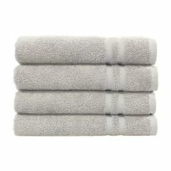Linum Home Textiles Denzi 4-pack Hand Towels Gray
