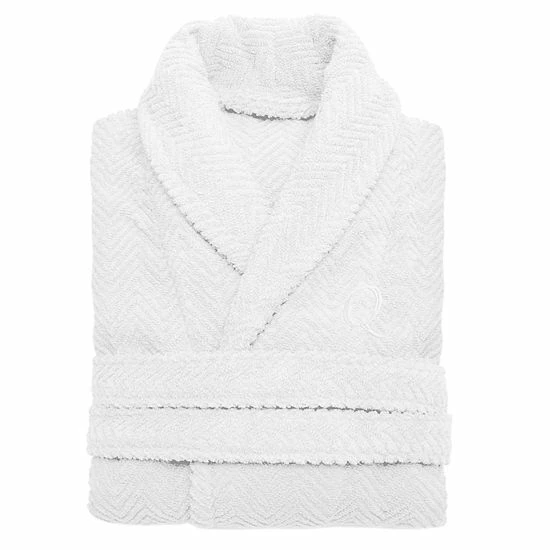 Linum Home Textiles Turkish Cotton Personalized Herringbone Weave Bathrobe 1 Linum Home Textiles Turkish Cotton Personalized Herringbone Weave Bathrobe