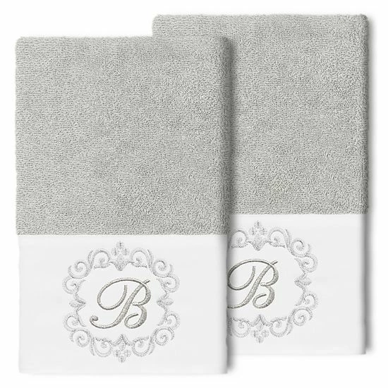 Linum Home Textiles Turkish Cotton Monica 2-piece Embellished Hand Towel Set 12 Linum Home Textiles Turkish Cotton Monica 2-piece Embellished Hand Towel Set - Image 12